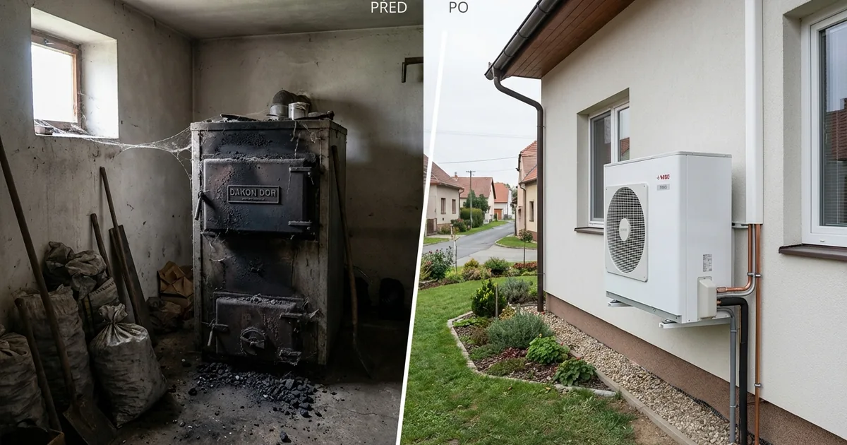 Kotlíkové dotace 2026 — instalace nového tepelného čerpadla místo starého kotle