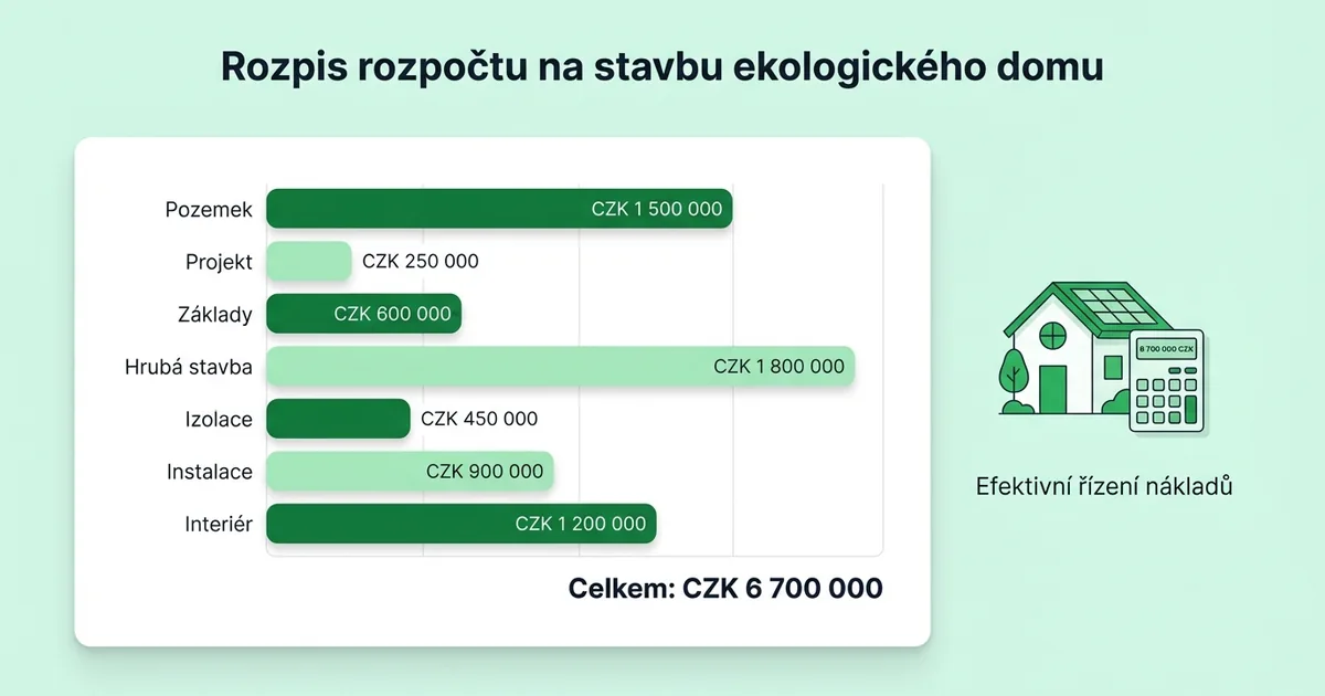 Náklady na stavbu ekologického domu — kalkulačka a srovnání typů domů