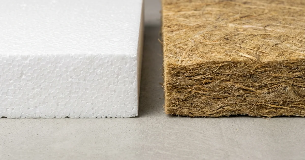 Srovnání tepelných izolací — polystyren versus přírodní materiály